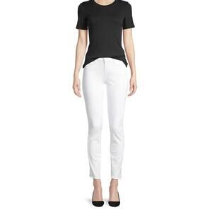 PAIGE Skyline Ankle Peg Mid-rise Jeans in White Size 27 = 4 U.S.